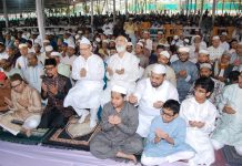জমিয়তুল ফালাহ্ ময়দানে ঈদুল আজহার নামাজ আদায়