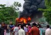 ফটিকছড়িতে সড়ক দুর্ঘটনায় বাবা-ছেলের মৃত্যু,বিক্ষুব্ধ এলাকাবাসী পোড়ালো গাড়ি