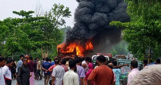 bus fire