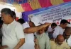 চন্দনাইশে নেতা-কর্মীদের ভিড়ে ভেঙে পড়ল মঞ্চ, অক্ষত অর্থমন্ত্রী