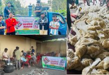 বাঁশখালীতে বন্যা কবলিত ১ হাজার পরিবারের মাঝে রান্না করা খাবার বিতরণ করলেন রাফি