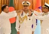 অ্যাডমিরাল পদে পদোন্নতি পেলেন নৌবাহিনী প্রধান খোন্দকার মিসবাহ