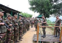 পার্বত্য চট্টগ্রামে সেনা ক্যাম্প পরিদর্শন করলেন সেনাপ্রধান