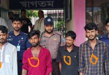 জঙ্গল সলিমপুরের দুর্গম পাহাড় থেকে ৪ সন্ত্রাসী গ্রেফতার